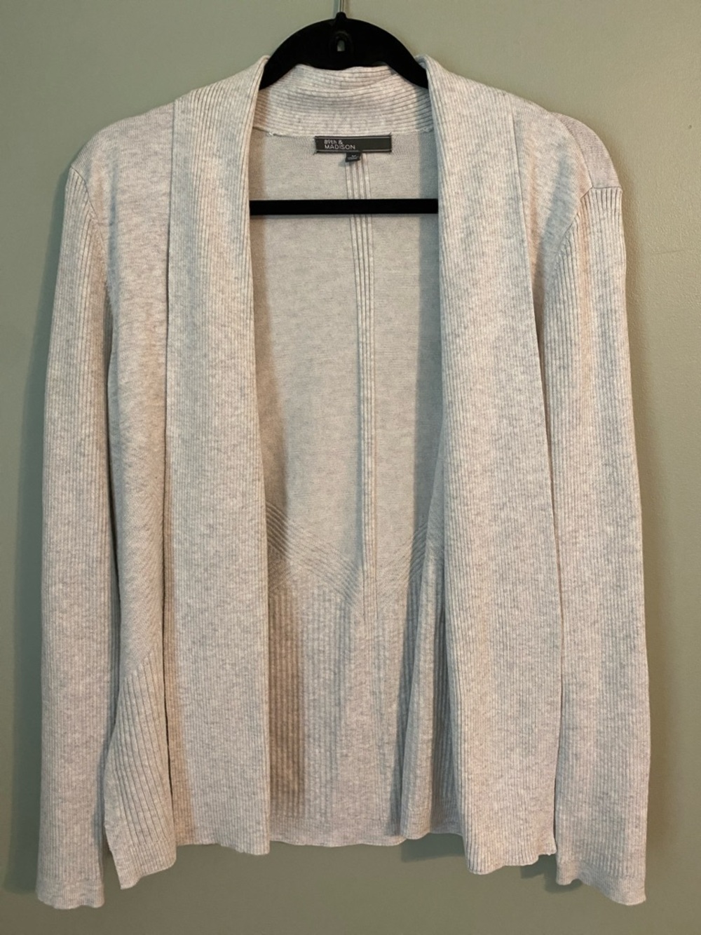 Eileen Fisher Open-Front Cardigan in Heather Gray
